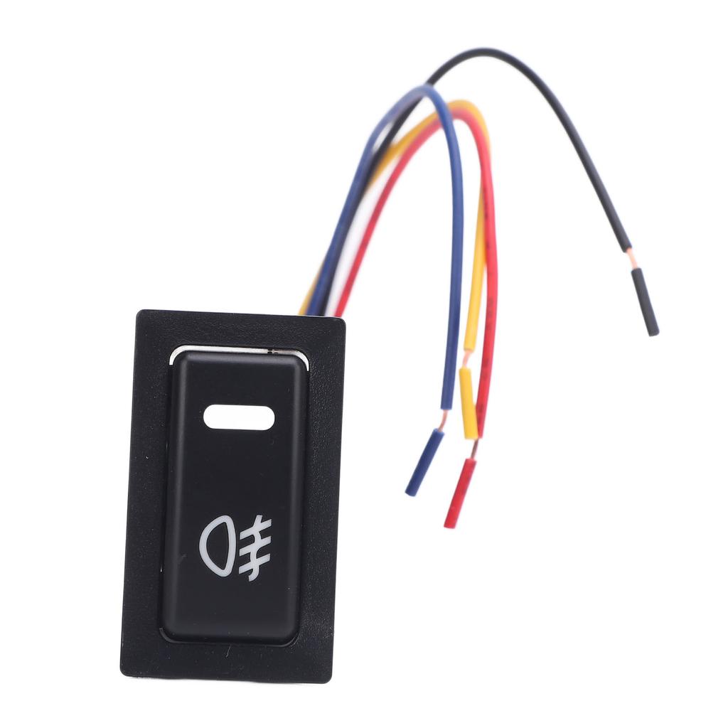 Fog Light Push Button Switch With Harness Safe Connection Shockproof Replacement for Camry Hiace Elantra