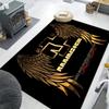 1Pc Rammstein theme Printed rectangle carpet, home door mat, outdoor travel protection carpet A1