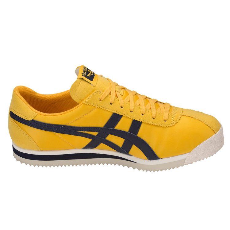ONITSUKA TIGER Corsair Komfortable Allsidige Sklisikre Slitesterke Lave Løpesko Unisex sneaker Gul D747N-0458