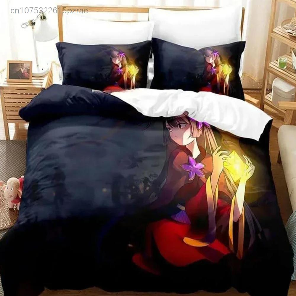 3D Print Anime Pixiv Fantasia T Bedding Set Printed Bed Set With Pillowcase Bed Duvet Cover Soft Queen King Size Bedclothes Home