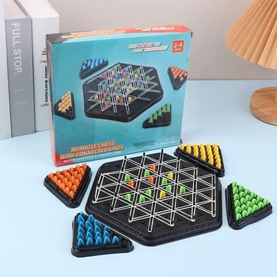 Chain Triangle Chess Duel Board Strategy Game For Kids And Adults Fun Family Logic Chess Track Tables Game