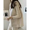 FASHION chic2024 temperament lamb wool short coat vest fur integrated vest Clothes