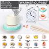 Magnetrührer Heizmatte Tassenunterlage Heiztasse Elektrische Matte Kaffeetablett Teetassenwärmer Tassenbereiter 3 in 1