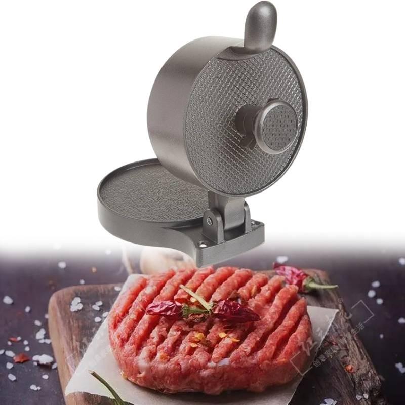 Універсальний ручний прес для бургерів Малий алюмінієвий сплав Регульований інструмент для формування м'яса Для вишуканих котлет