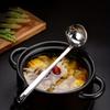 Stainless Steel Multi-Functional Colander Spoon with Two-Compartment Design & Ergonomic Handle - Heavy-Duty Soup Ladle