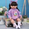 56Cm Reborn Simulation Barbie Gift Doll Baby Soft Gel Girl Toy Set Children's Doll