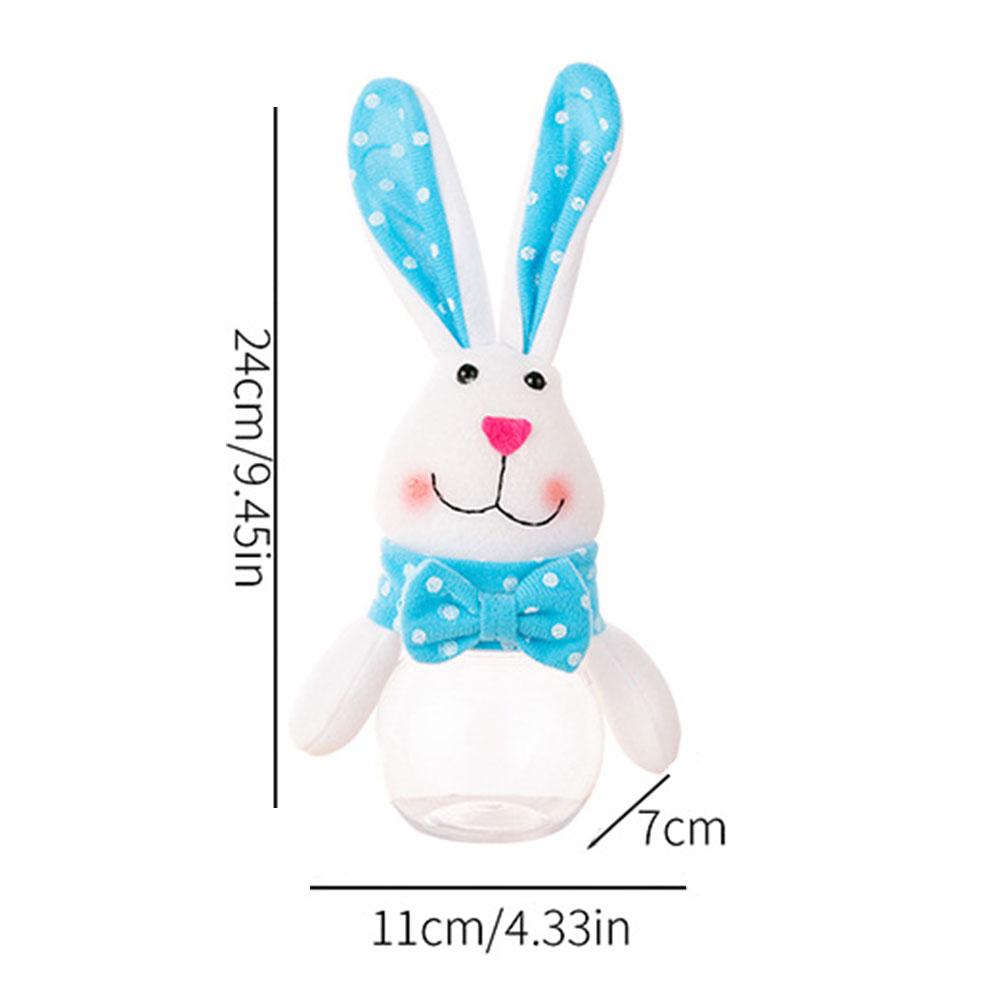 

Easter Bunny Candy Jar Candy Box Decorative Easter Gift Box Storage Container Happy Easter Decoration Party Favors Supplies