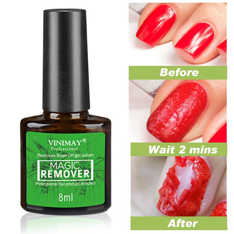 

8ML Nail Gel Польский взрыв Magic Remover Замочите УФ светодиодные ногти польский очиститель