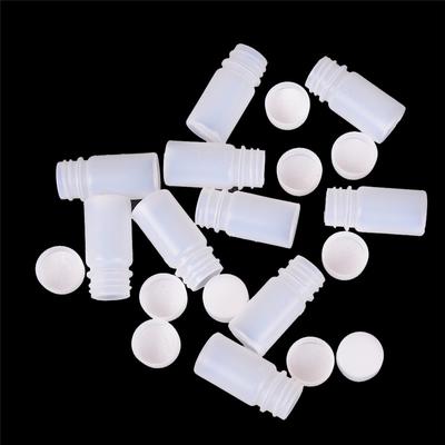 10X 10Ml Plastic Reagent Bottles Medicine Sample Vials Liquid Holder Useful Tool