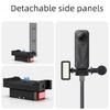 Rotatable Magnetic Camera Mount For Sports Recording Lightweight Aluminum Construction With Cold Shoe Slots