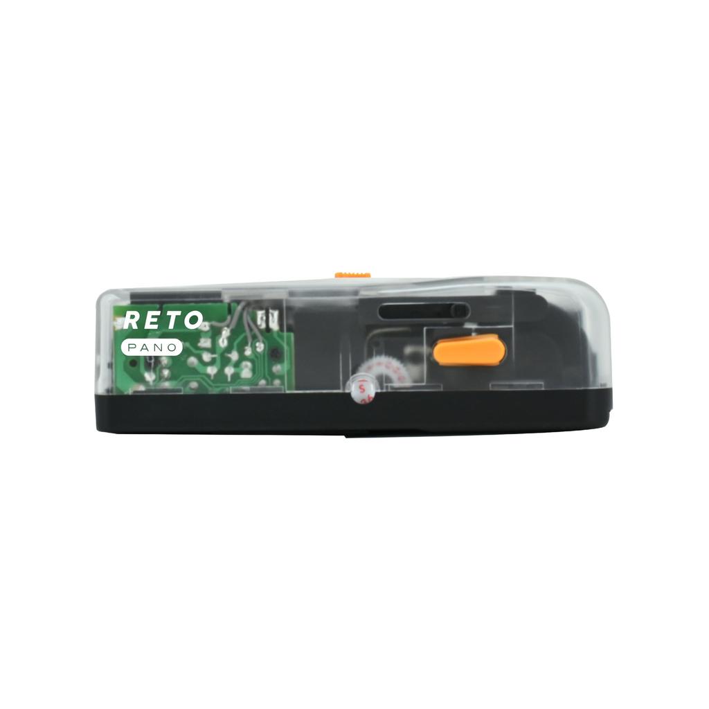 RETO PANO 35mm Film Camera - 22mm Wide-Angle Lens, Panorama, Easy Switch, Cinematic Mode, Lens Cover, Built-in Flash, Reusable (Film and AAA Batteries