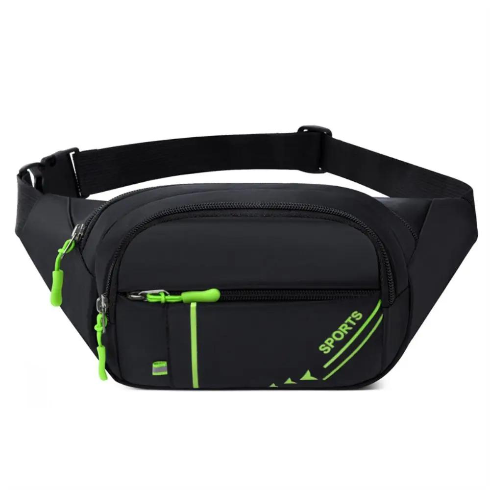 Waterproof Waist Bag Korean- High-capacity Outdoor Sports Fanny Pouch Canvas Child Banana Bag for Girls Kids Bag