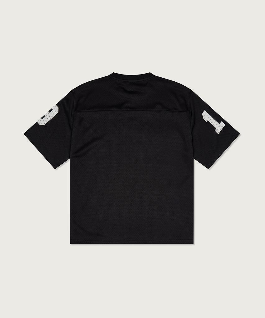 CHAMPION College Mesh Football Jersey T-Shirt Black