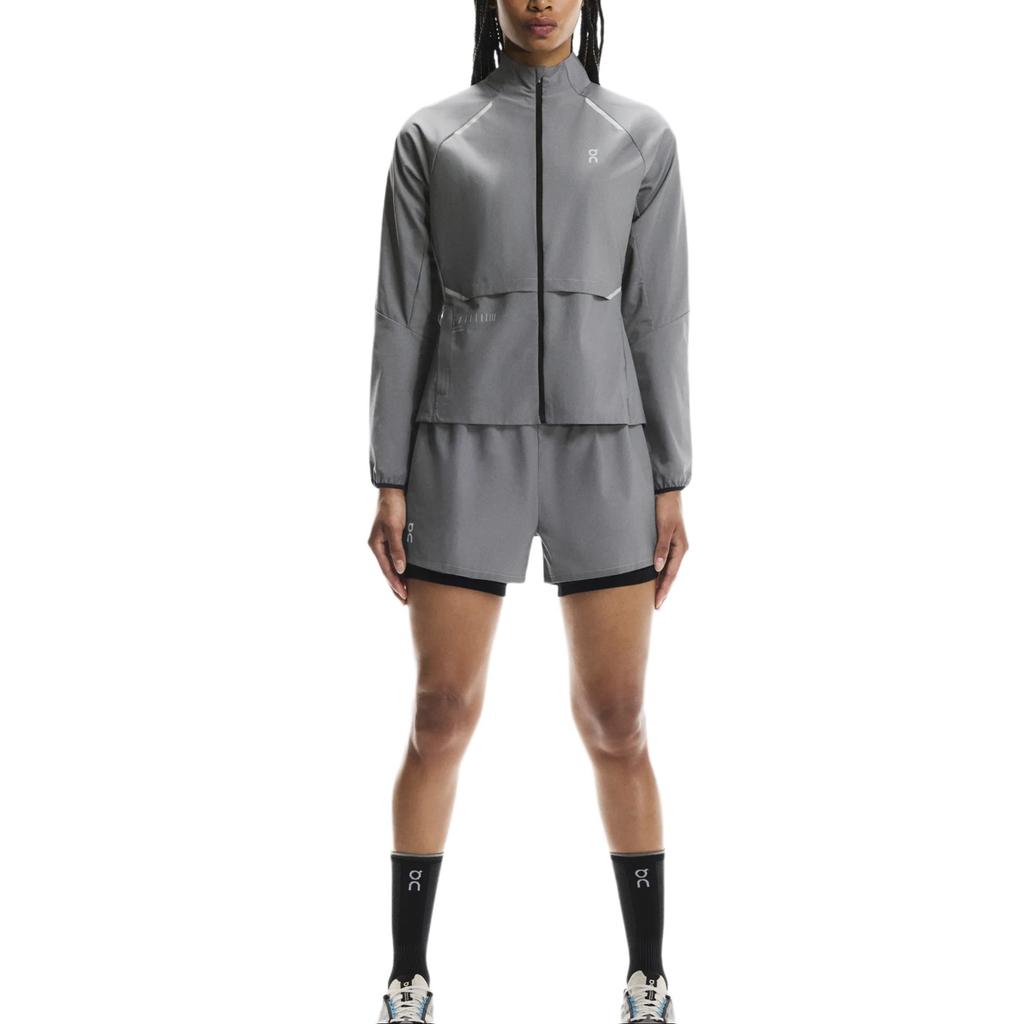 On Weather Jacket Lumos Reflective Protecti Lightweight Water-Resistant Stand Collar Jacket Women Jackets 1WF30292608