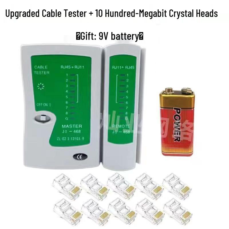 Professional Multifunctional Network Cable Crimper & Tester Set for Cat 5/6