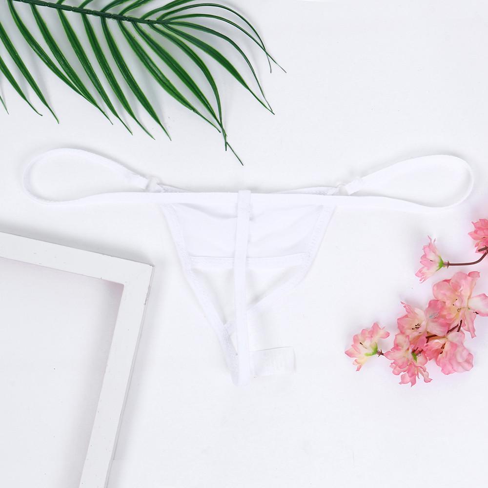 Sexy Kvinner Undertøy Bandasje Thongs G-string Truser Truser Undertøy Undertøy