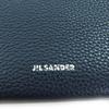 Excellent JIL SANDER Handbag J-SHOPPER Dark Navy Leather Women Used