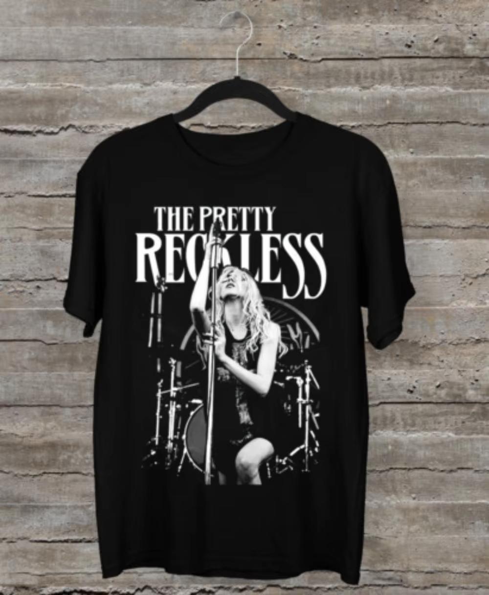 

Brand new Pretty Reckless posterthemed Tshirt Fan gift Pure cotton Harajuku unisex streetwear top t shirt Streetwear 4XL