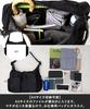 VITAFELICE Nylon Shoulder Bag for Men and Women 13-Pocket (inb-10201z) (Black)