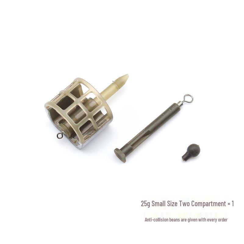 Feide European Style Carp Fishing Bait Cage with Lead Weight Bait Holder Groundbait Feeder.