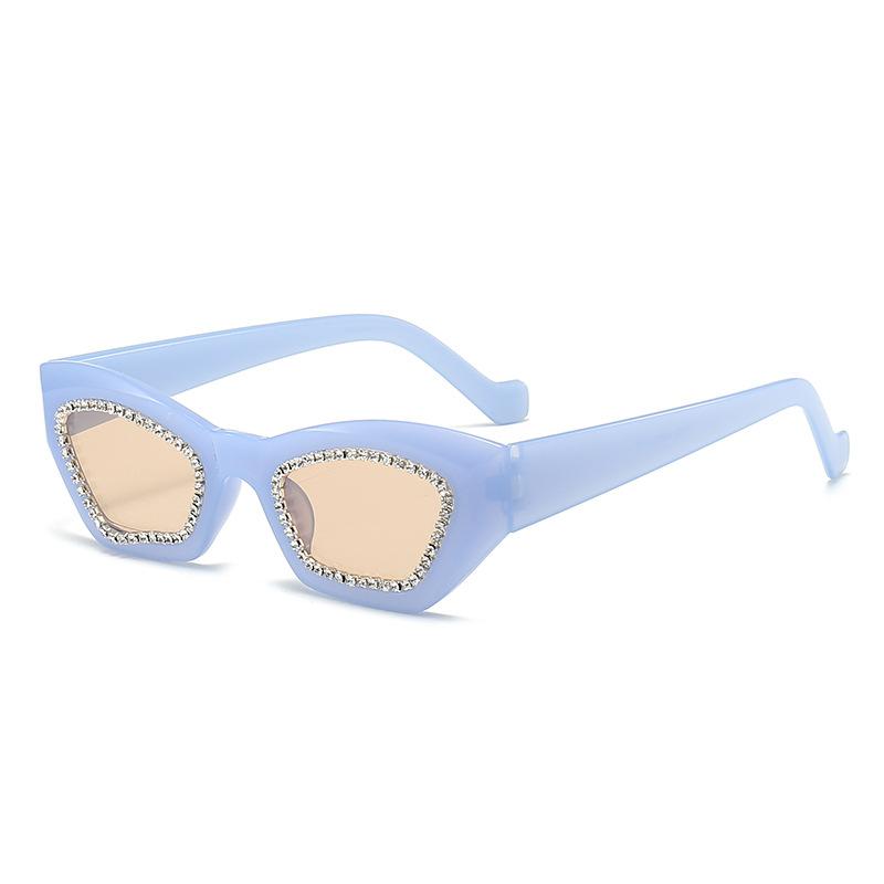 

JYL TS Square Sunglasses With Rivets Style For Men Women 5192 A-1167 кокосовый