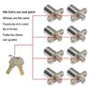 Stainless Steel Cabinet Lock High Security Sliding Door Lock Cylinder for Sliding Door Cabinet Drawer Applications