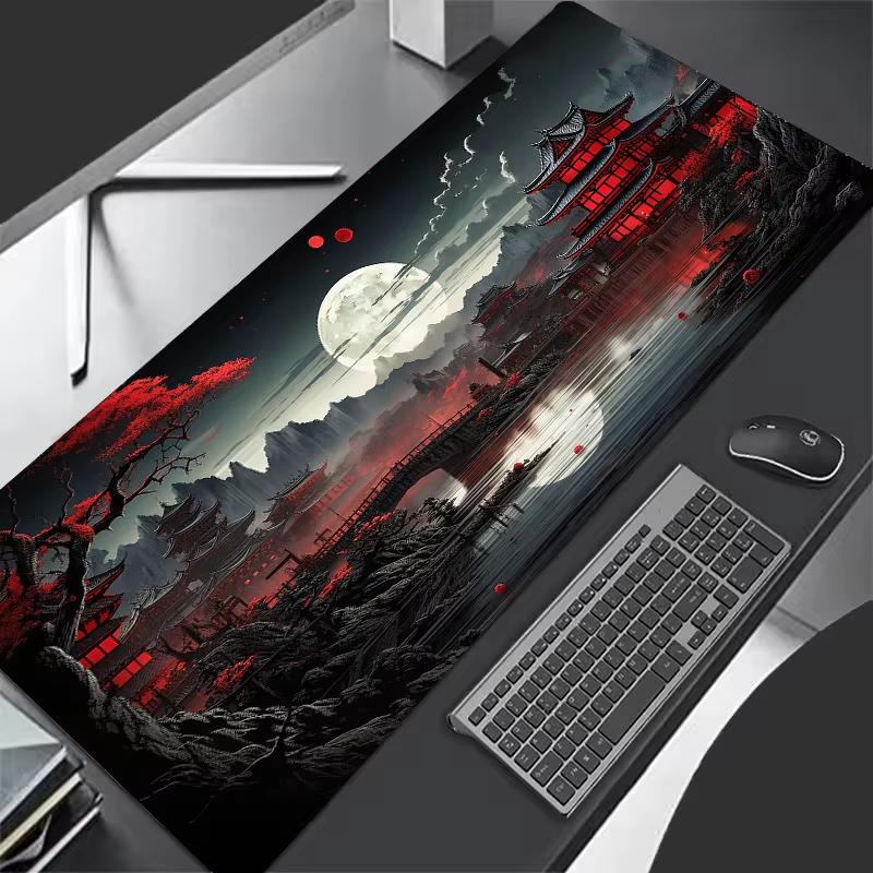Japanese Style Cherry Mouse Pad Large Mousepad Gaming Desk Mat Pc For Computer Gamers Laptop Tablet Mousemat Rug