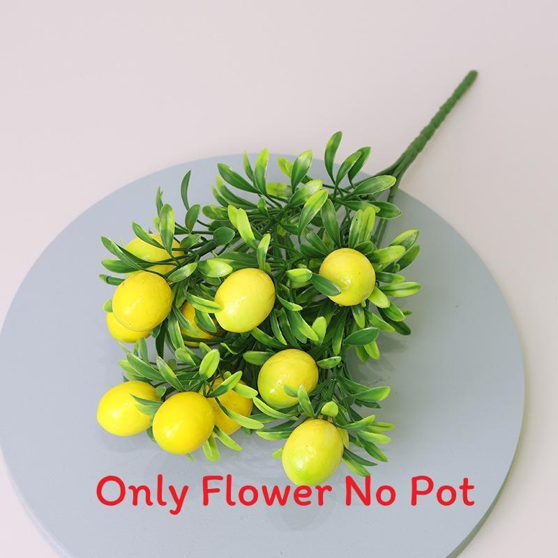 Fruit Bouquet Artificial Plastic Fruit Display For Wedding Decorations And Photography Props Lemon