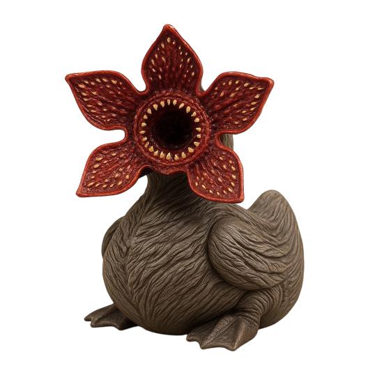 

Resin Duck Figurine Collectible Horror Duck Ornament Spooky Halloween Decoration for Office Desktop Car Dashboard Decor 1pc