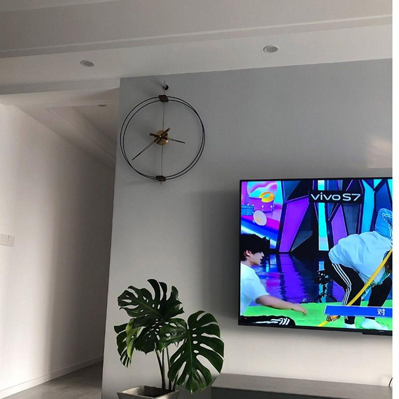 Minimalist Simple Wall Clocks Korean Design Silent Creative Fashion Simple Wall Watch Aesthetic Interior Horloge Home Decoration