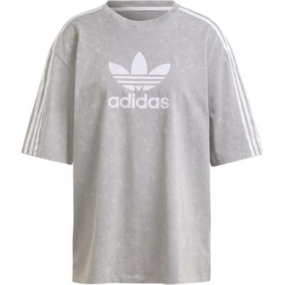 Washed-Out Boyfriend-Fit T-Shirt Grey Three Women Streetwear IW3412