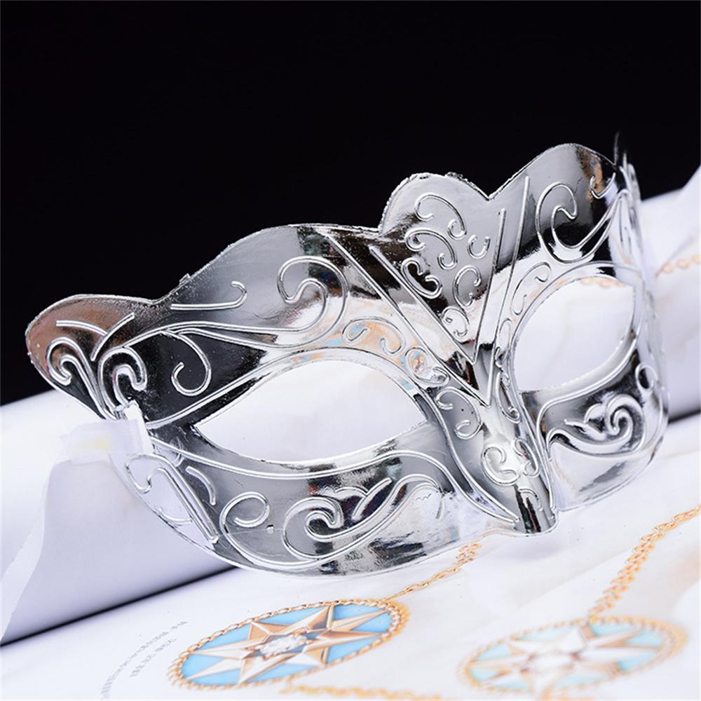 Halloween Mask New Translucent Creative Mask Masquerade Masquerade Party Half Face Decorative Mask