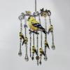 Crystal Pendants Bird Wind Chime Metal Suncatcher Wind Chime Hummingbird Wind Chime  Patio Decor