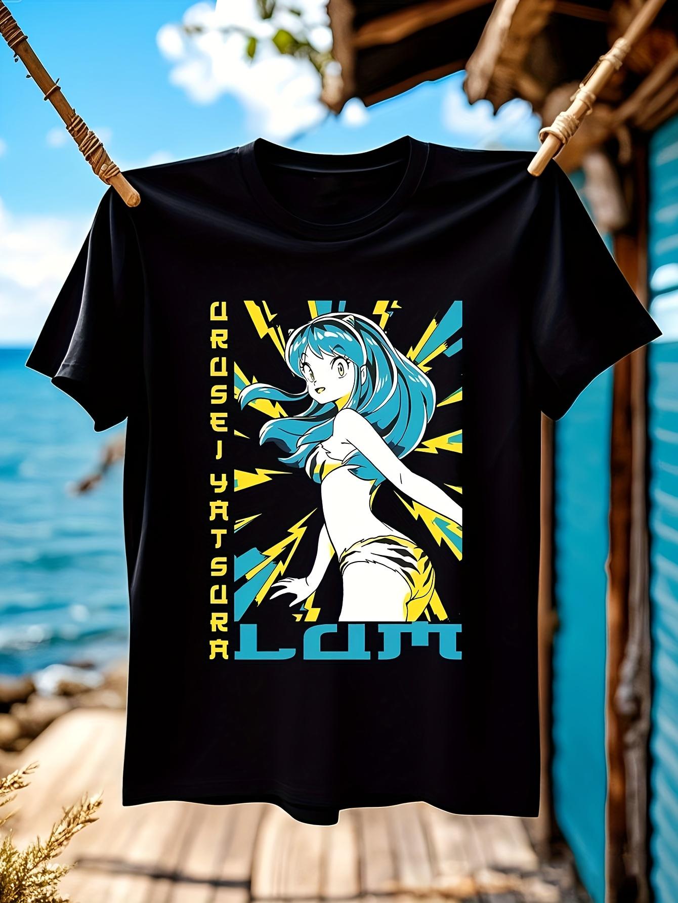 Anime Graphic Tshirt Graphic Tshirt - Urusei Yatsura Lum ... L