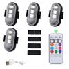 Wireless LED Strobe Lights IP65 Waterproof Car Decor Atmosphere Light Rechargeable for Car Drone Truck Motorcycle Aircraft Bike