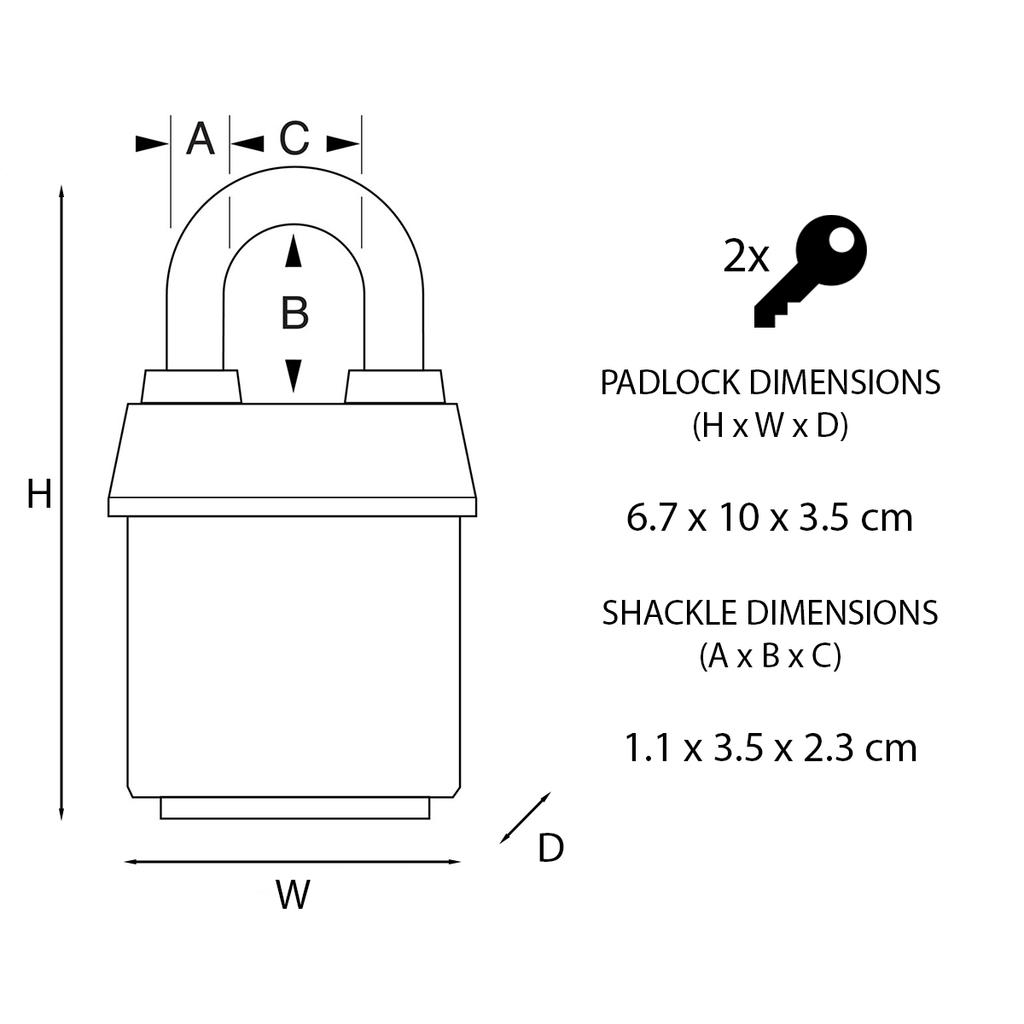 Master Lock CEN Insurance Approved Weatherproof Padlock