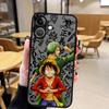 Anime One Piece Luffy Zoro Funda Back Phone Cover Case for iPhone 17 Pro Max Air 12 7 8 SE 15 13 Mini 11 14 16 Plus XS XR