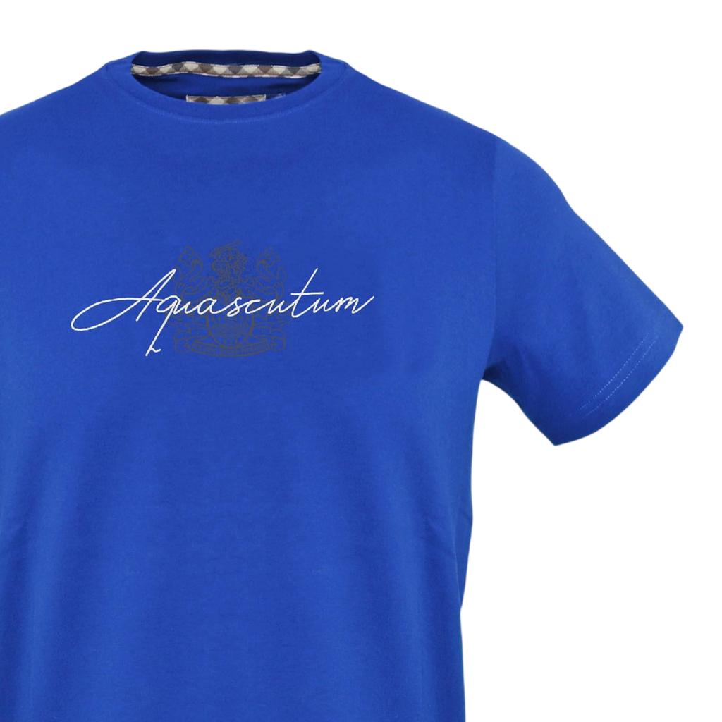 Aquascutum Mens Aquascutum Script T-Shirt
