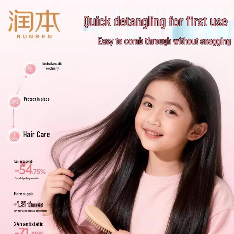 RUNBEN Kids' Anti-Static Leave-in Hair Essence Spray
