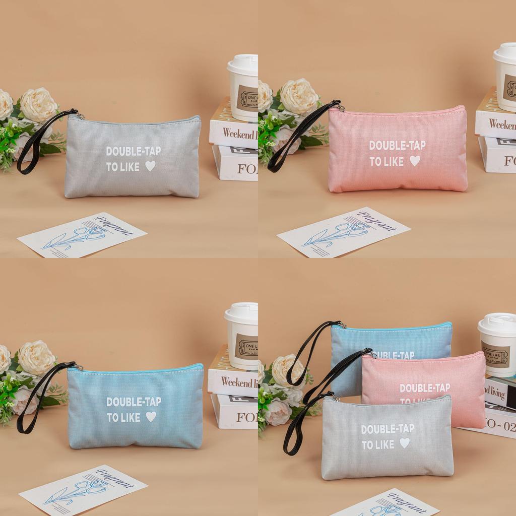 Fashionable Large Portable Capacity Makeup Bag Womens Zipper Washing Pouch