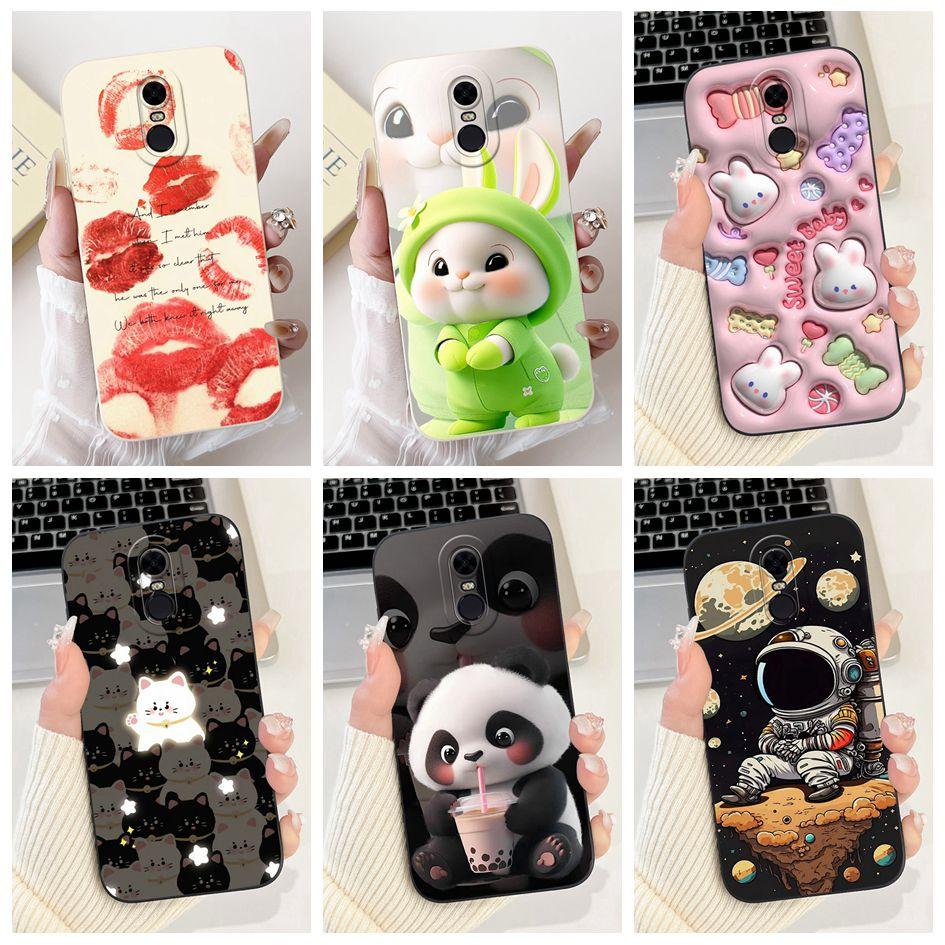 For Xiaomi Redmi 5 Case MEG7 MEI7 Capa Cute Rabbit Astronaut Soft Silicone Matte Phone Cover For Xiaomi Redmi 5 MDG1 MDI1 Fundas