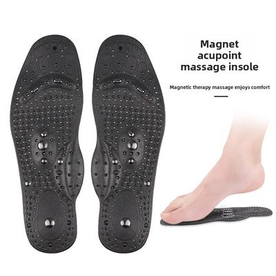 Neue Arch Herren- und Damen-Magnettherapie-Einlegesohlen 8 Magnete Einlegesohlen Magnete Sohlenmassage Atmungsaktive Laufmatte