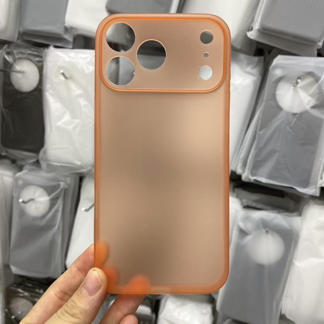 Ультратонкий матовый ПП чехол для Apple iPhone 17 Pro Max, Полупрозрачный, Ощущение кожи, Простой защитный чехол для iPhone 16 iPhone17ProMax