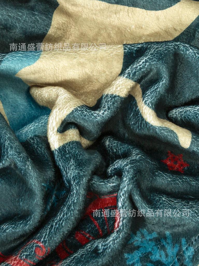 3D Digital Printing Flannel Blanket Sofa Blanket Blanket Single Layer Thickening