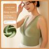 Women's Double-Sided Brushed Velvet Warm Vest with Thickened Chest Pads and Bottoming Thermal Underwear