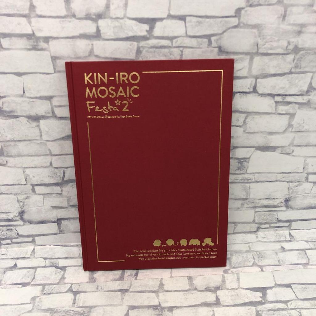 [USED] D4474 Kin-iro Mosaic Art Book Pamphlet Bundle