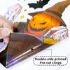 Cute Halloween Window Stickers Witch Bat Pumpkin Skull Self-adhesive Stickers  Home Decoration