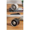 Rotating Electric Cooling Fan 3 Speed Automotive Supply Car Air Vent Fan with Scent Diffuser & Ambients Light
