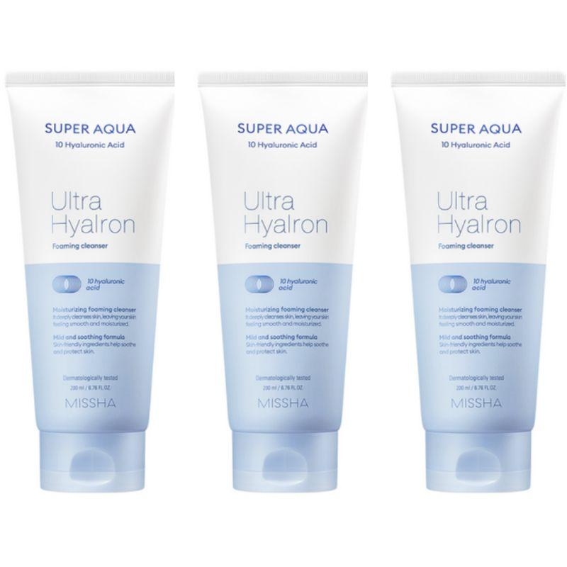 MISSHA Super Aqua Ultra Hyalron Cleansing Foam 200ml