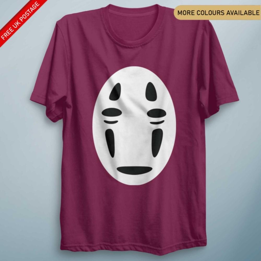 Studio Ghibli Inspired No Face Anime T Shirt Top Funny Cute Gift
